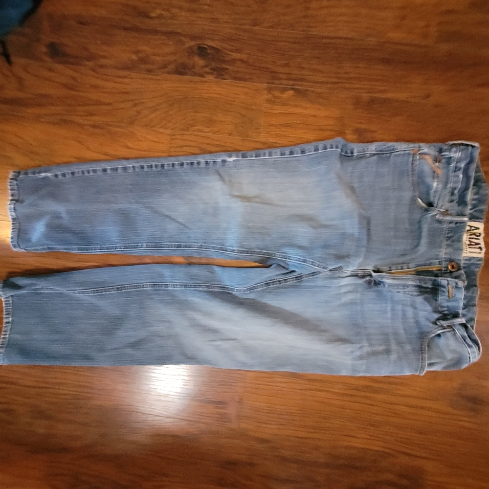 Ariat M5 Straight Slim Medium Wash Jeans 40x34 - Picture 6 of 13
